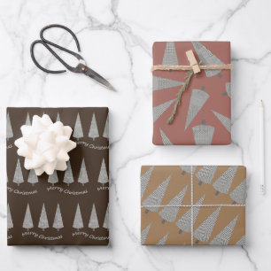 Hahnentrittmuster Dark Chocolate Cherry Pie and Ca Geschenkpapier Set