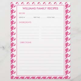 Hahnentrittmuster Familienname Beilage