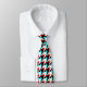 Hahnentrittmuster Glitch Neck Tie Krawatte (Gebunden)