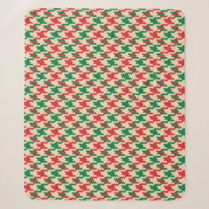 Hahnentrittmuster Karo Muster, Hunde Zahn Design. Sherpadecke