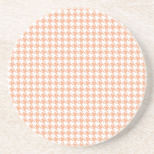 Hahnentrittmuster Melon und White Getränkeuntersetzer