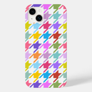 Hahnentrittmuster Multicolor+White Big Pattern Case-Mate iPhone 14 Plus Hülle