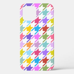 Hahnentrittmuster Multicolor+White Big Pattern Case-Mate iPhone Hülle
