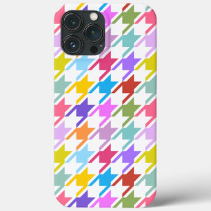 Hahnentrittmuster Multicolor+White Big Pattern Case-Mate iPhone Hülle