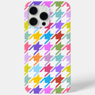 Hahnentrittmuster Multicolor+White Big Pattern Case-Mate iPhone Hülle