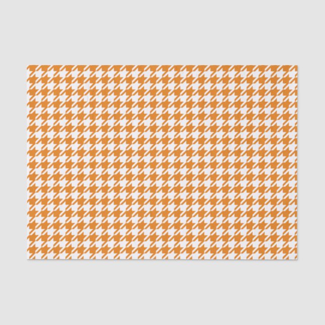 Hahnentrittmuster ORANGE IRGENDEIN FARBhintergrund Seidenpapier (Vorderseite)