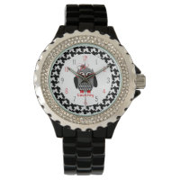 Hahnentrittmuster Owl Watch