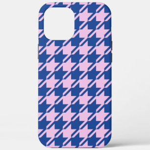 Hahnentrittmuster Rosa+Blau Muster Case-Mate iPhone Hülle