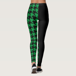 Hahnentrittmuster / Schwarz Leggings