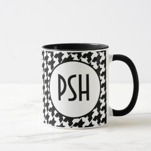 Hahnentrittmuster-Tasse Tasse