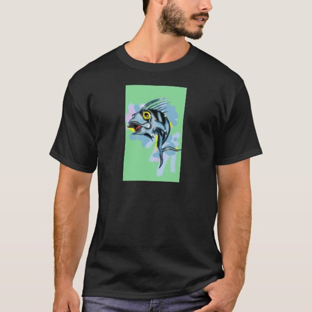 Hahnfische T-Shirt (Vorderseite)