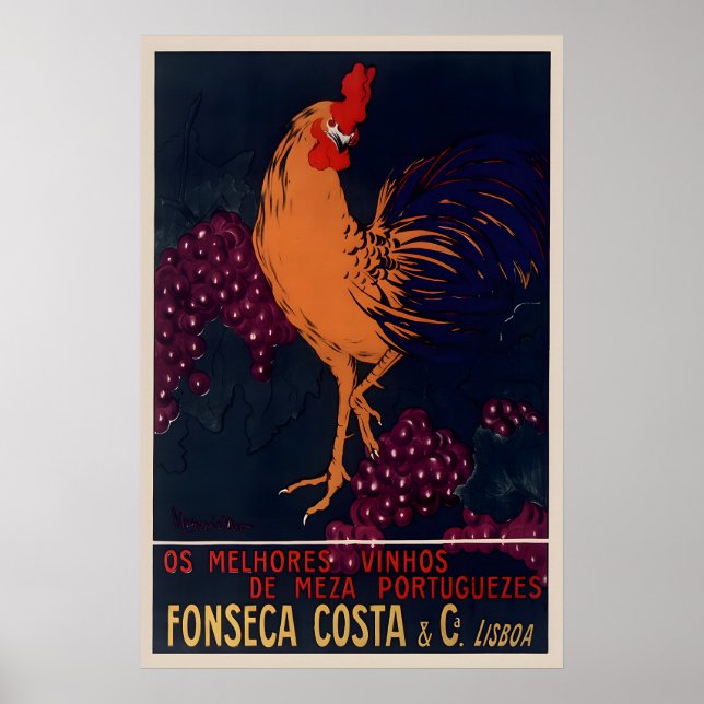 Hahnposter Drucke - Cappiello Poster (Vorne)