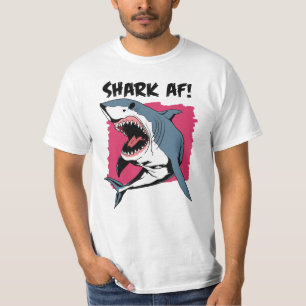 Hai AF!   Shark liebt Grafikdesign   Hai T-Shirt