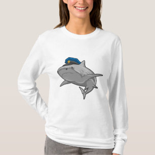 Hai als Polizeibeamte T-Shirt