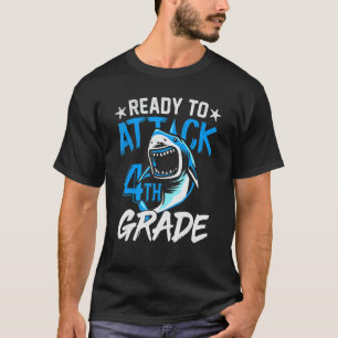 Hai bereit, Jungen der 4. Klasse wieder anzugreife T-Shirt