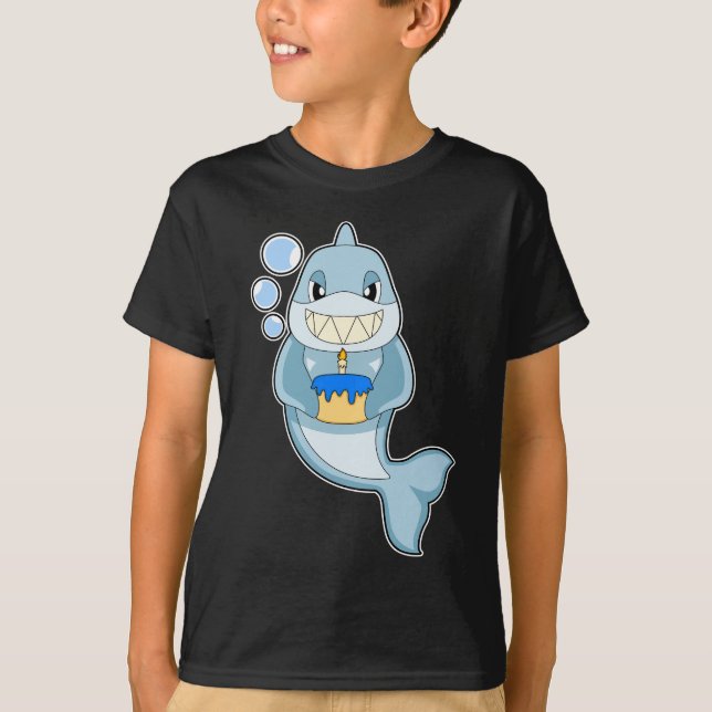 Hai Birthday Candle Cake T-Shirt (Vorderseite)