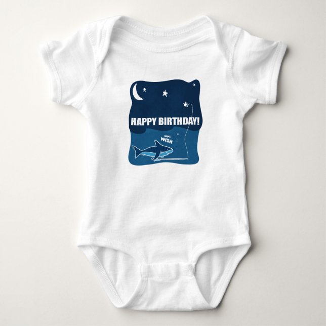 Hai Birthday Wish Baby Strampler (Vorderseite)