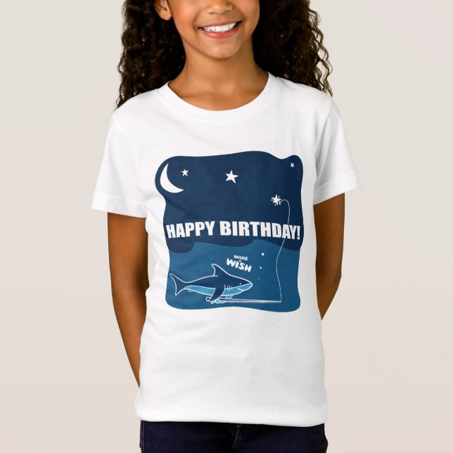 Hai Birthday Wish T-Shirt (Vorderseite)