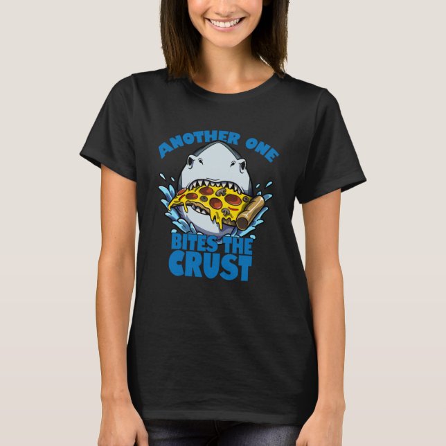 Hai bittet die Crust Pizza Fan Fast Food Feinschme T-Shirt (Vorderseite)