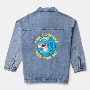 Hai erzählt eine Fisch-Geschichte für Haifische Jeansjacke