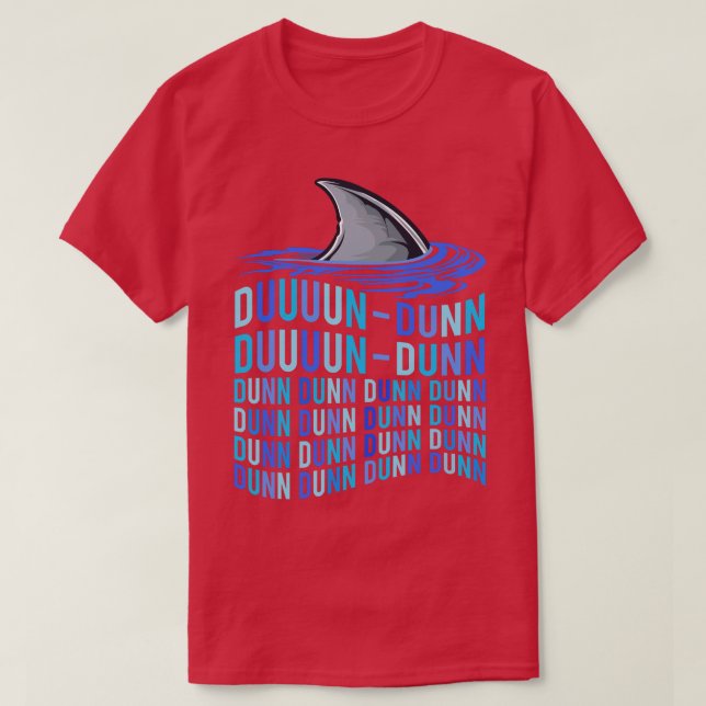 Hai Fin Sharks Sound Fish Spoof Noise Sweatshirt T-Shirt (Design vorne)