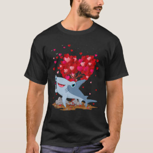 Hai Fisch Lover Herzform Hammerhead Shark Vale T-Shirt