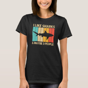 Hai für Männer Frauen Hammerhead Tiger Haie T-Shirt