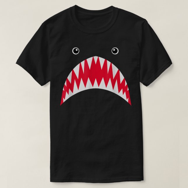 Hai-Gesicht T-Shirt (Design vorne)