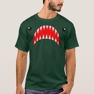 Hai-Gesicht Zähne für die Woche T-Shirt