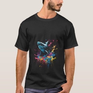 Hai Großer Hai Fisch Lieblings Tier Fan Hai Liebli T-Shirt