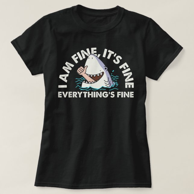 Hai ich bin gut es ist alles ist gut T-Shirt (Design vorne)