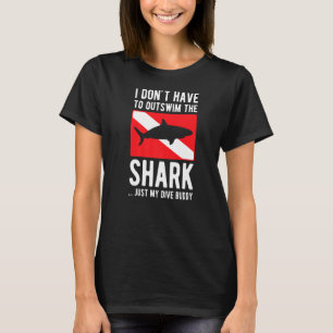 Hai ist mein Buddy-Taucher T-Shirt