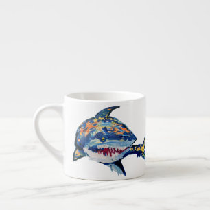 Hai "Kunst von Kindern" Espressotasse