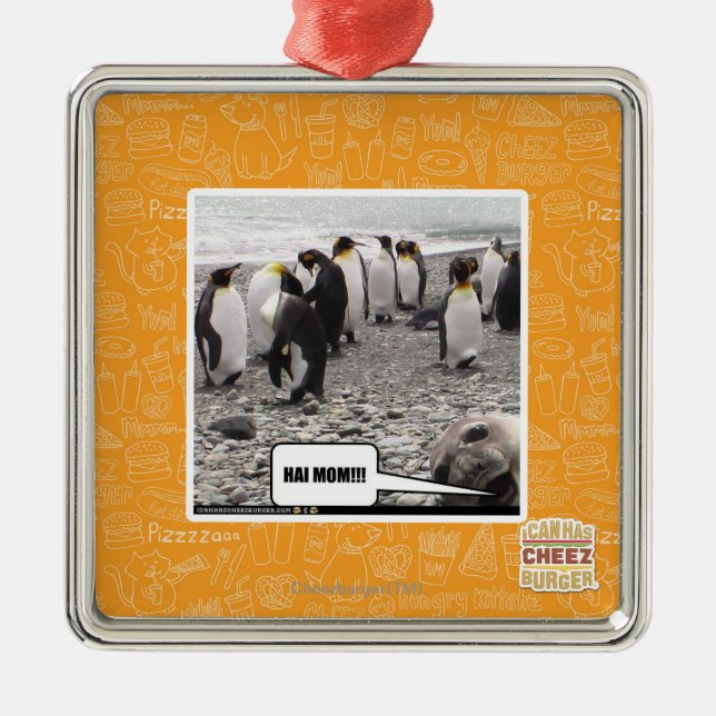 HAI MAMA!!! SILBERNES ORNAMENT (Vorne)