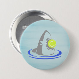 Hai mit Tennisball Button