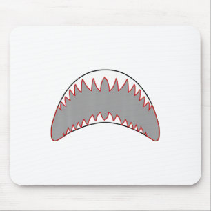 Hai-Mund-Kiefer Lazy leicht Kostüm zu Halloween Pa Mousepad