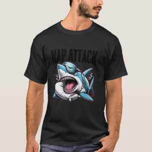 Hai Nap-Angriff Lustige Faule Meerestiere Zitate S T-Shirt