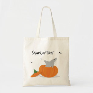 Hai oder Leckerei Niedlicher Cartoon Halloween Pum Tragetasche