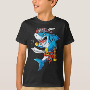 Hai-Pirate-Kostüm-Piratenflagge Flag Jawsome Gesch T-Shirt