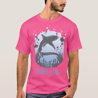 Hai-Redewendungen Umweltschützer Hai-Liebe T-Shirt