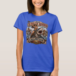 Hai Rodeo Champion patriotische Cowgirl T-Shirt