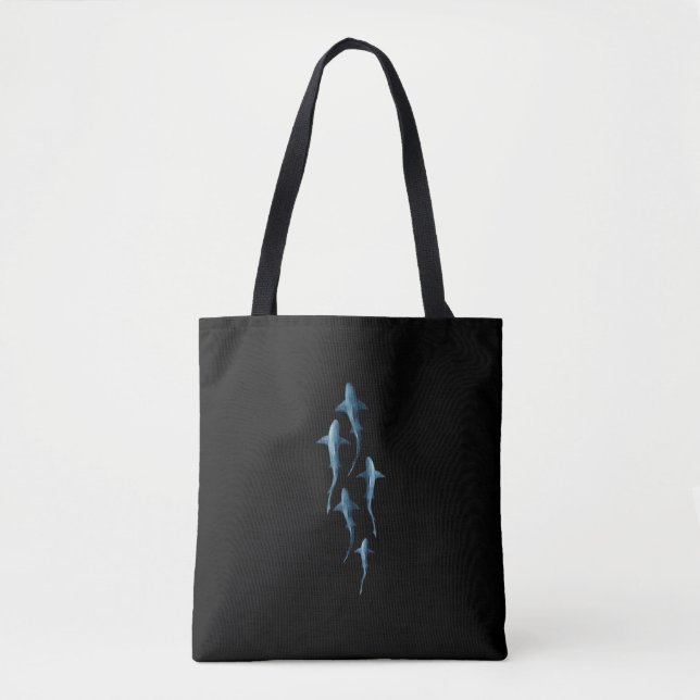 Hai - Schwimmhaie Niedliches Funny Gift Tasche (Vorderseite)