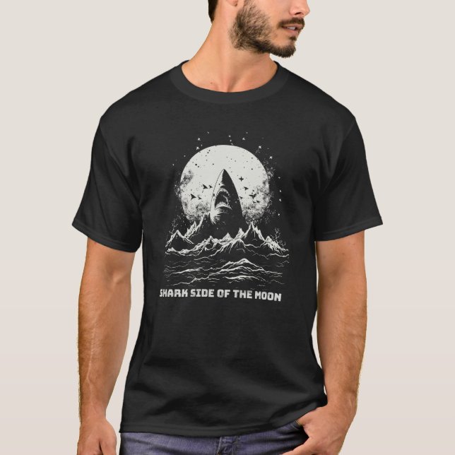 Hai-Seite des Mondes | Shark Enthusiasten T-Shirt (Vorderseite)