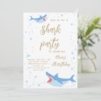 Hai Sommer Party Splash Birthday Bash Einladung