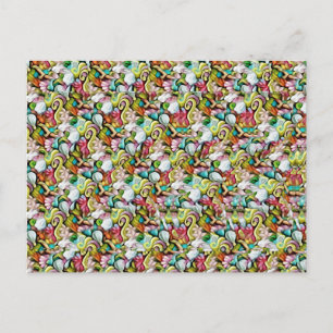Hai Stereogramm versteckt 3D Magic Eye - Kein Umsc Postkarte