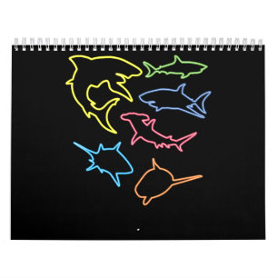 Hai-Symbol - Niedliche Haifisch-Liebhaber - Gesche Kalender