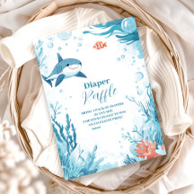 Hai unter dem Meer Tiere Diapper Raffle