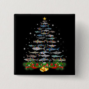 Hai Weihnachtsbaum Hai Liebe Männer Frauen Geschen Button