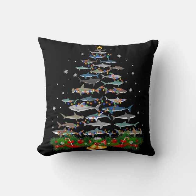 Hai Weihnachtsbaum Hai Liebhaber Geschenke Kissen (Vorderseite)