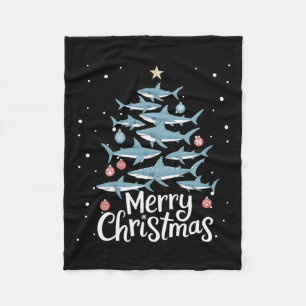 Hai Weihnachtsbaum Weihnachtsbaum Frohe Dogmas Fleecedecke